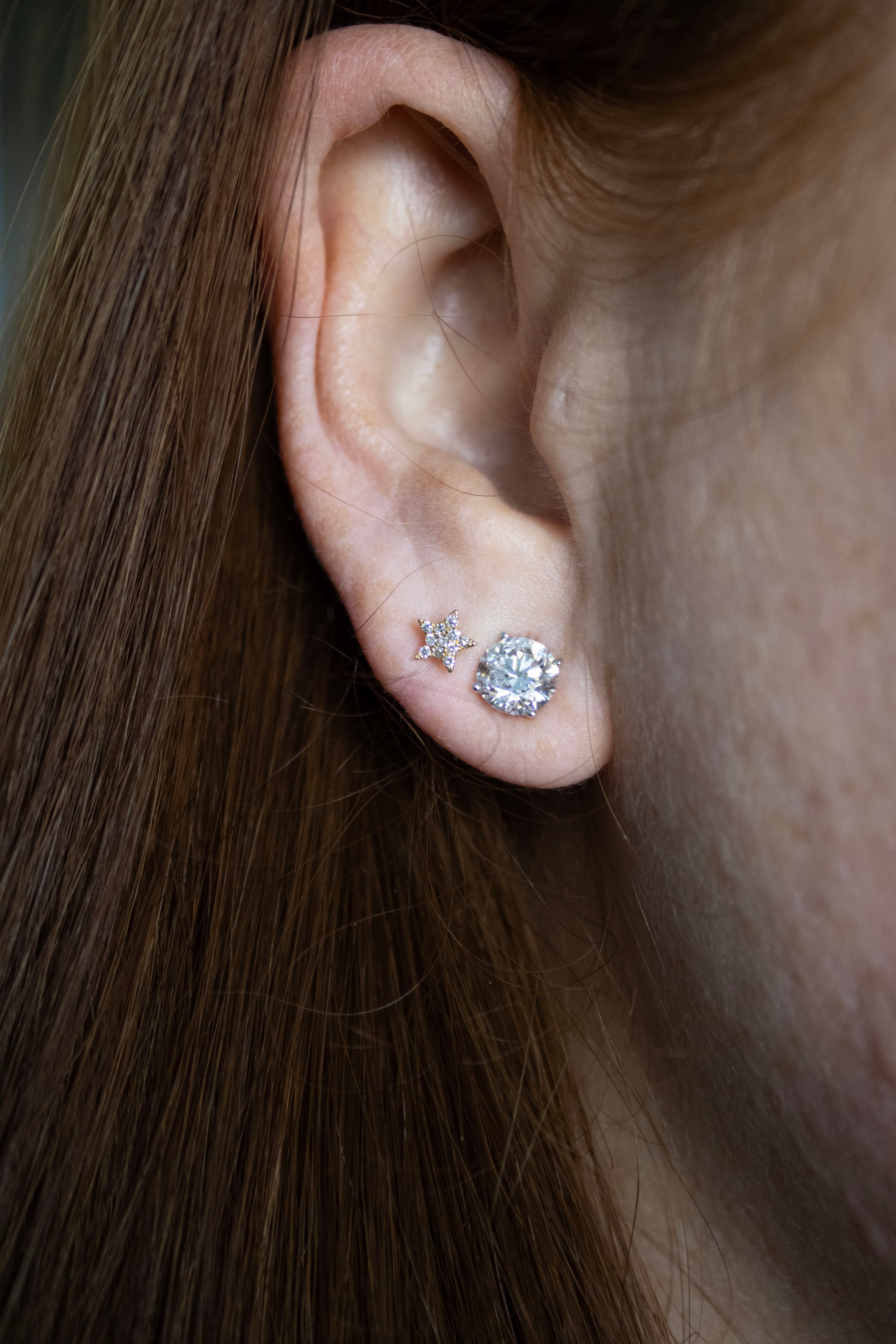 Petite Star Stud Earrings