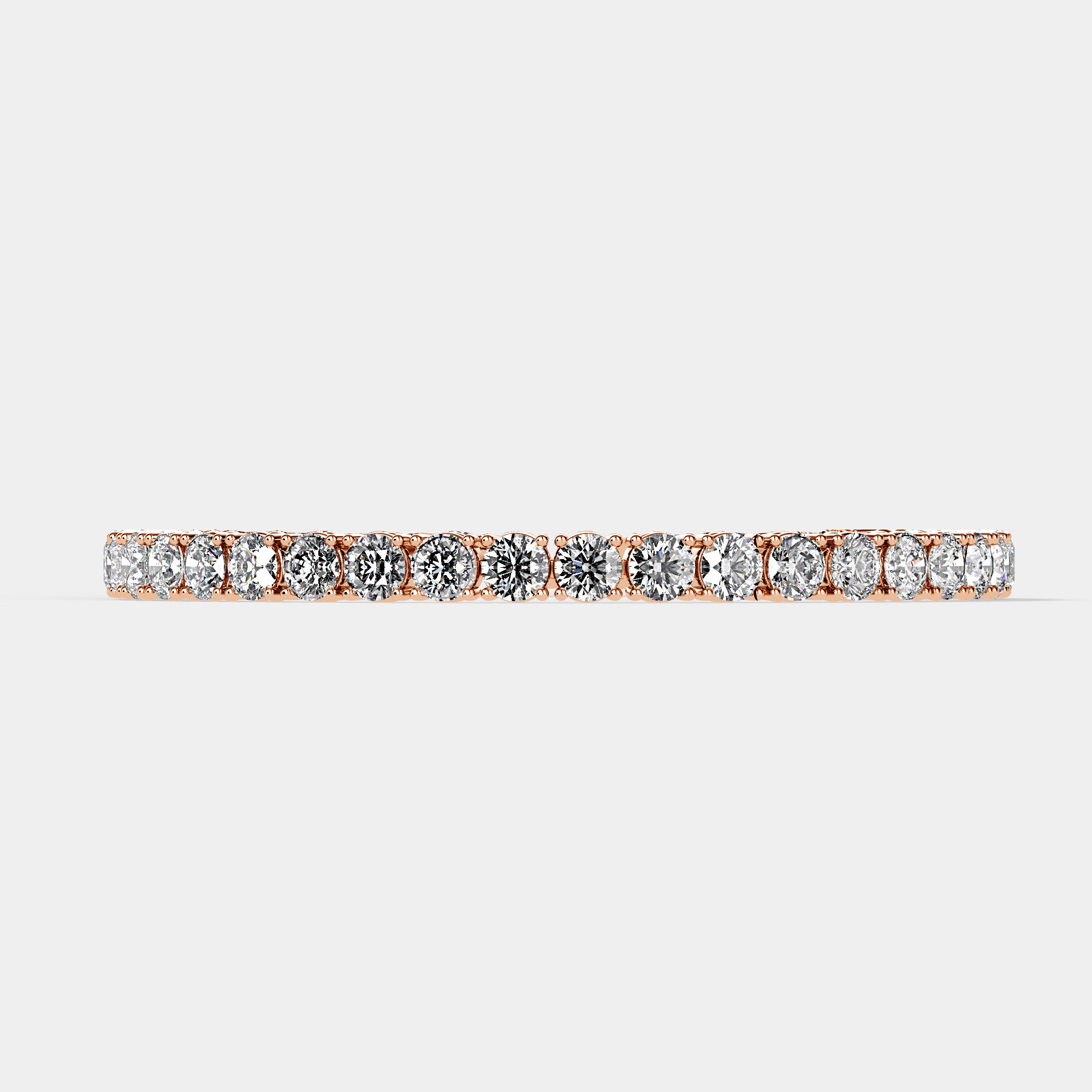Round Brilliant Tennis Bracelet | Lab Diamond