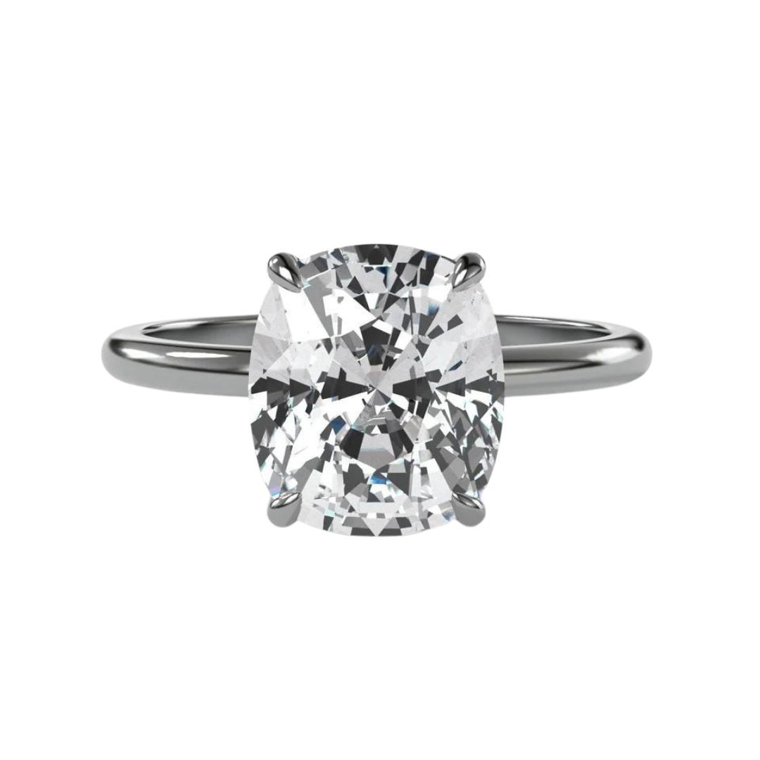 The Sleek Silhouette Solitaire Engagement Ring