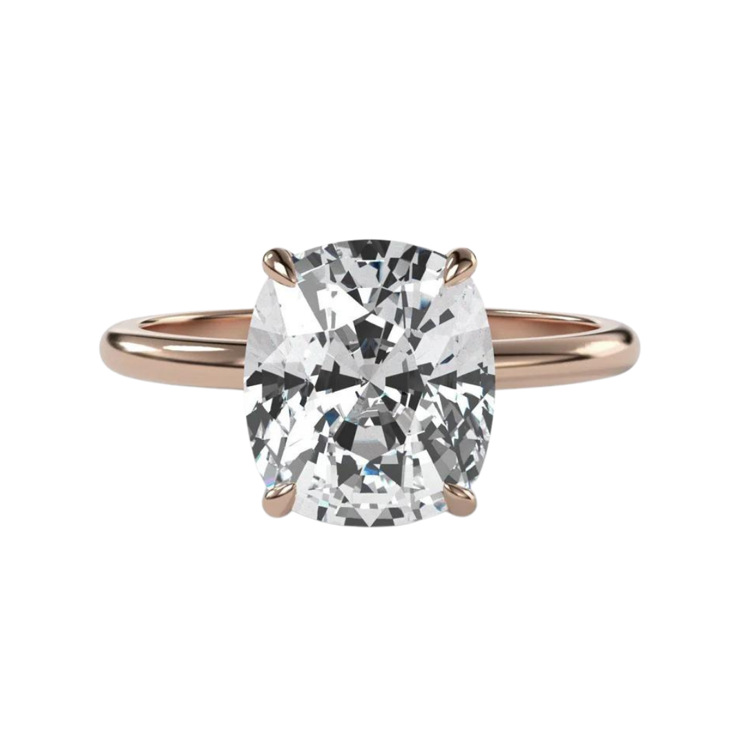 The Sleek Silhouette Solitaire Engagement Ring