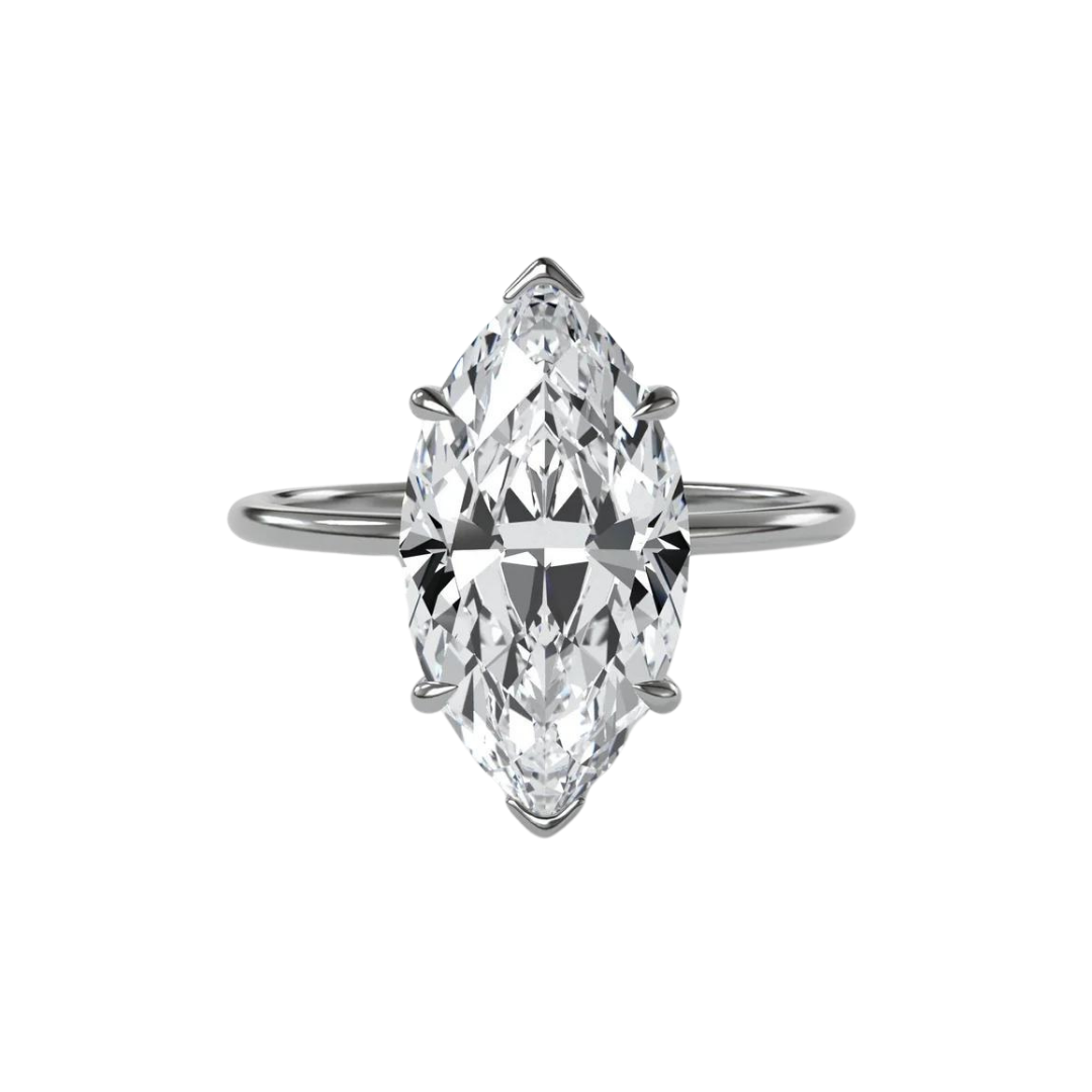 The Sleek Silhouette Solitaire Engagement Ring