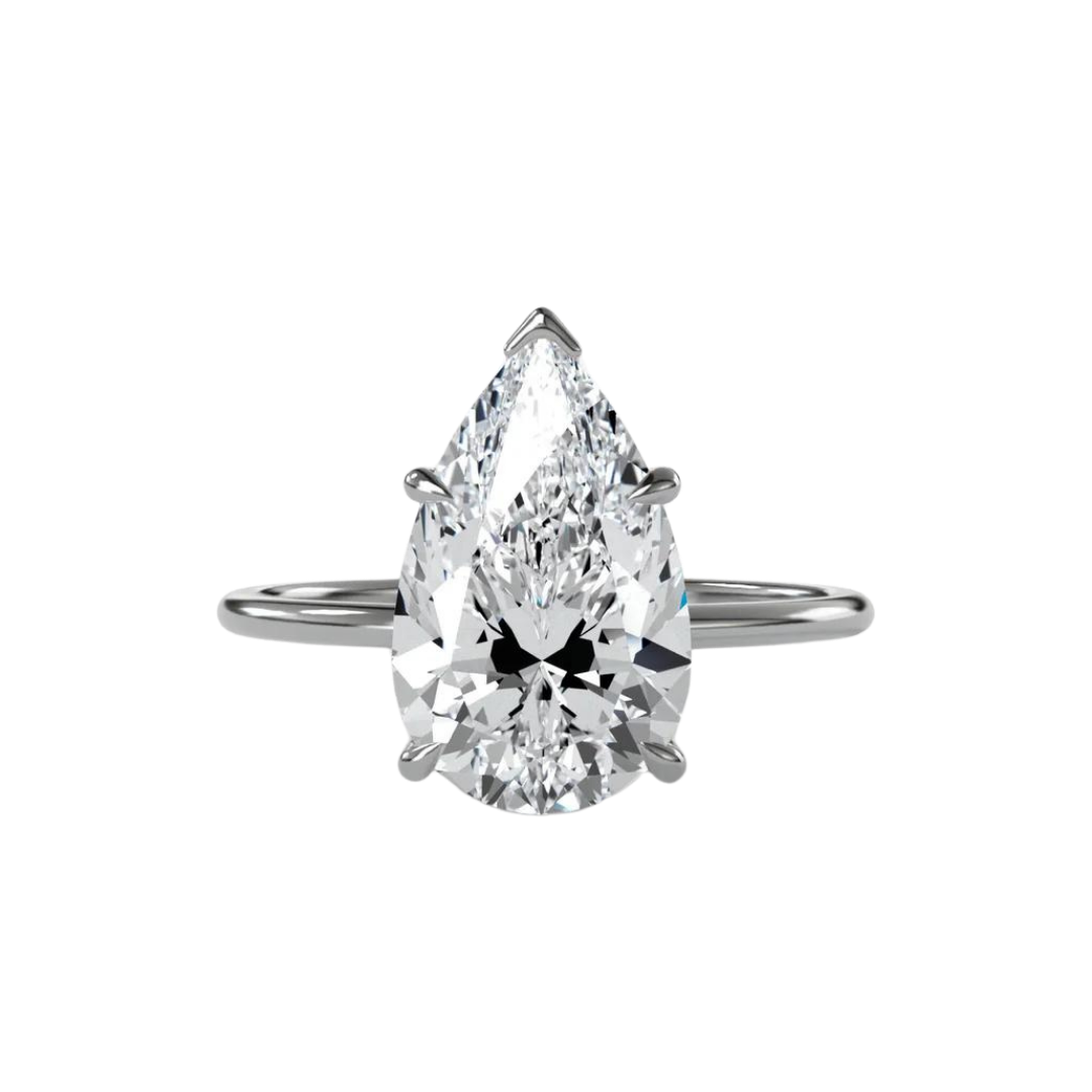 The Sleek Silhouette Solitaire Engagement Ring