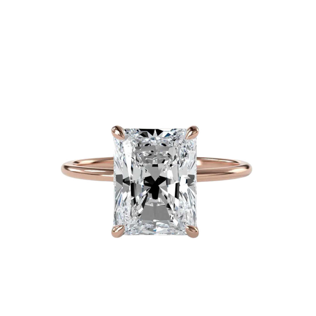 The Sleek Silhouette Solitaire Engagement Ring