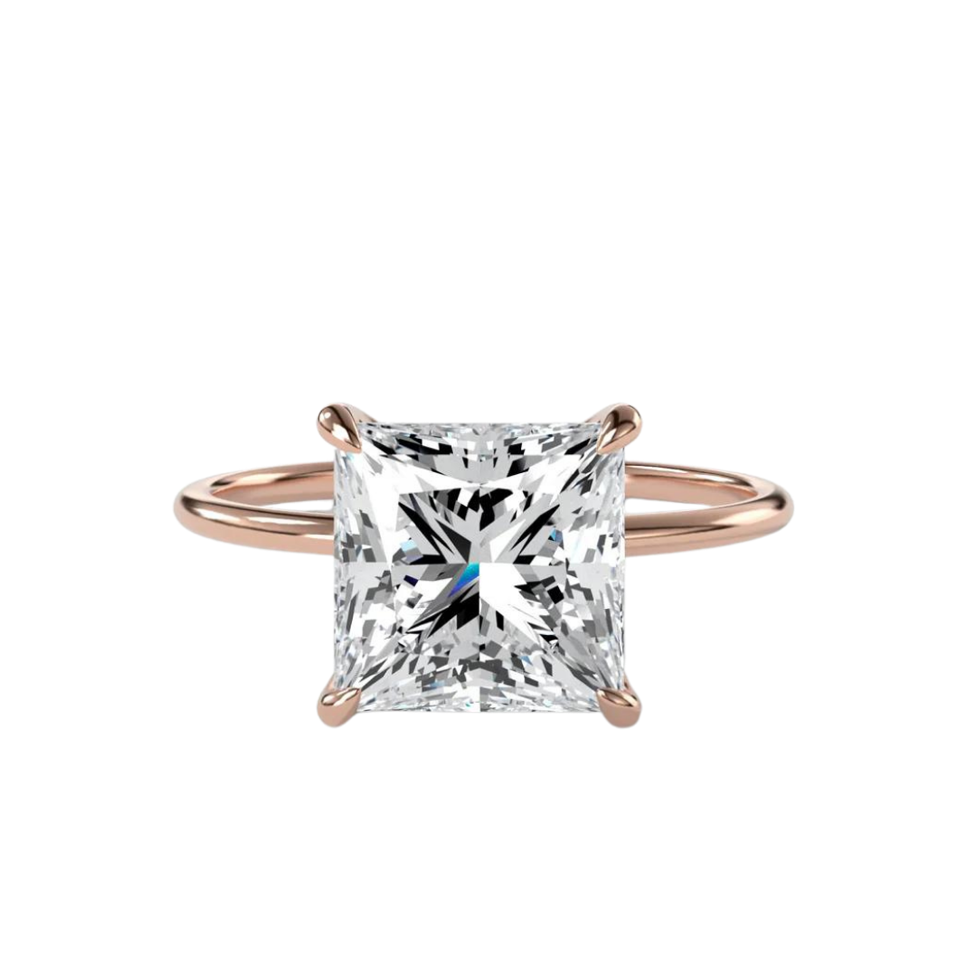 The Sleek Silhouette Solitaire Engagement Ring