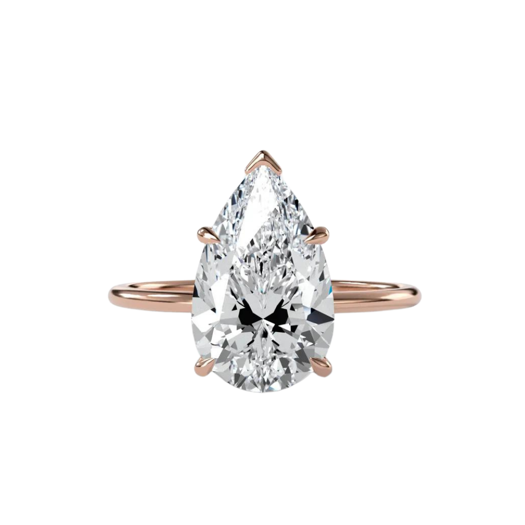 The Sleek Silhouette Solitaire Engagement Ring