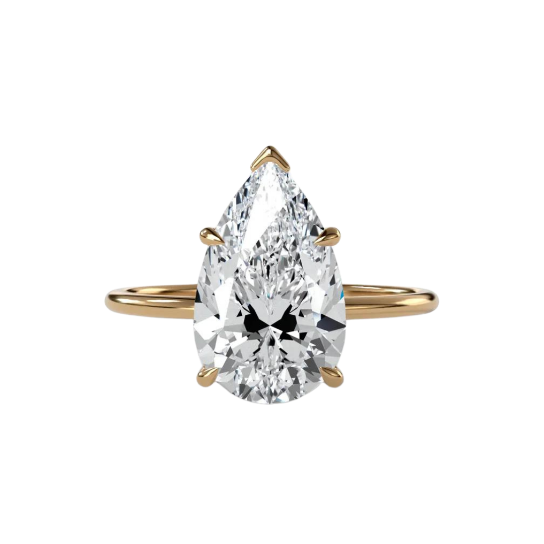 The Sleek Silhouette Solitaire Engagement Ring