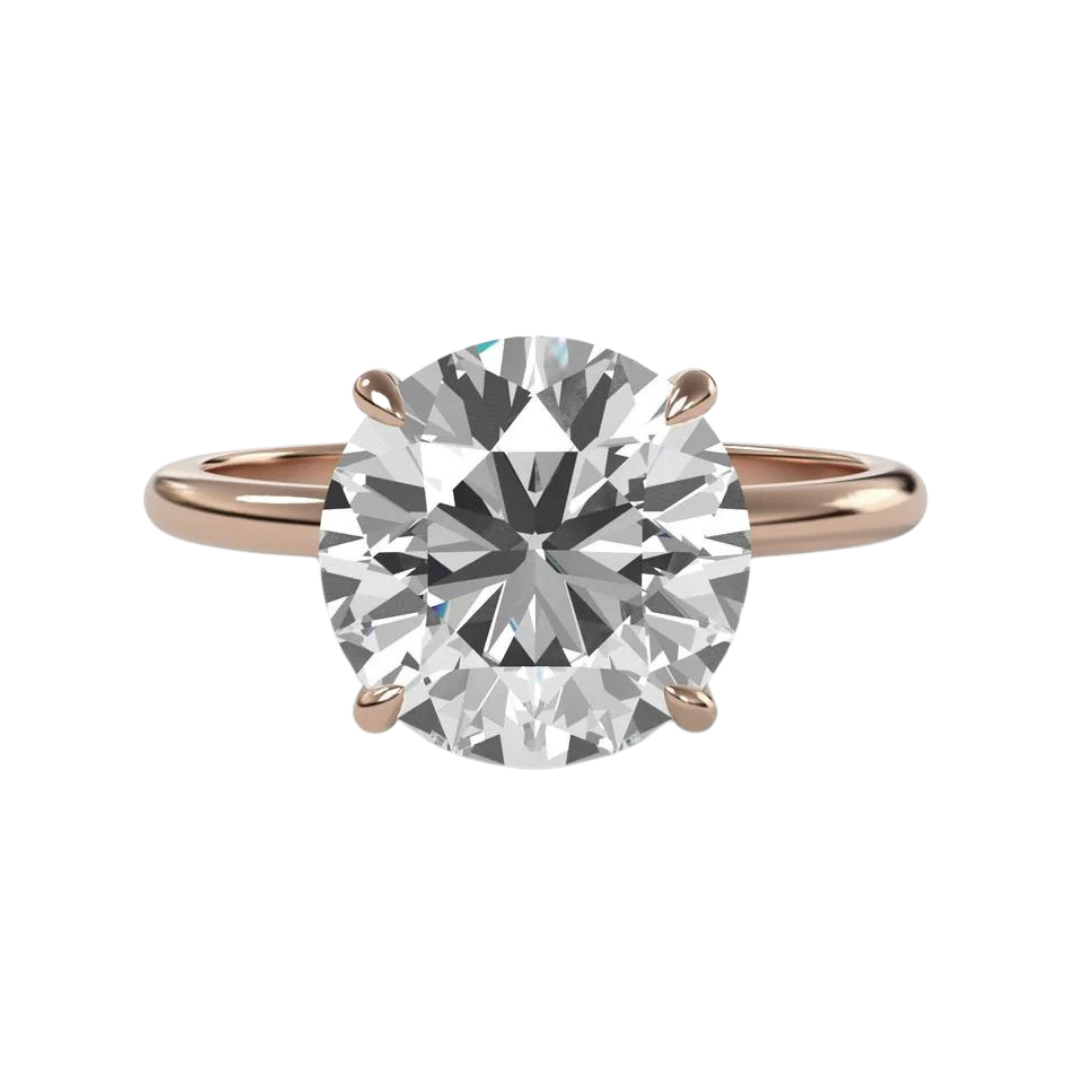 The Sleek Silhouette Solitaire Engagement Ring