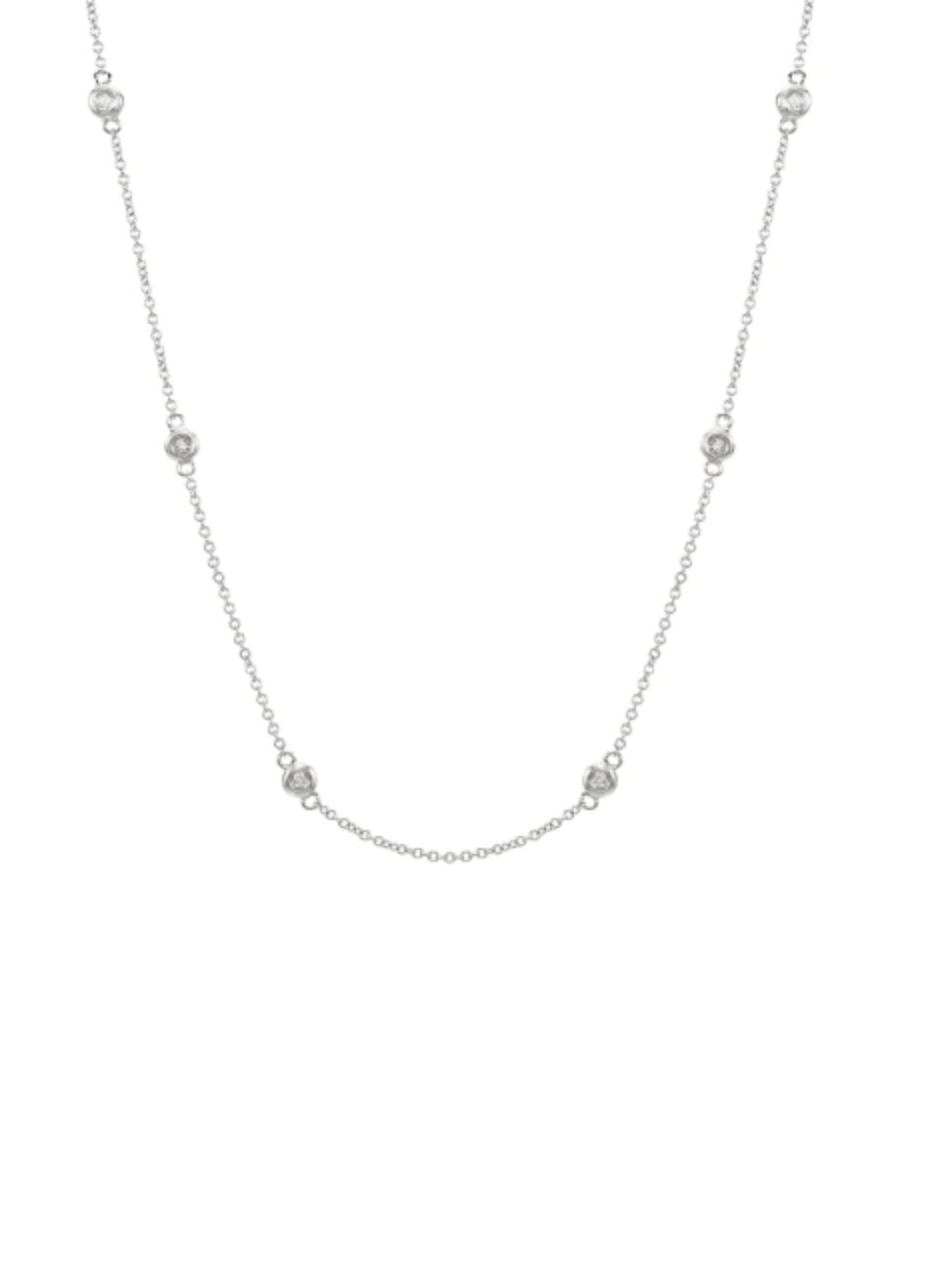 Diamonds By The Yard Station Necklace