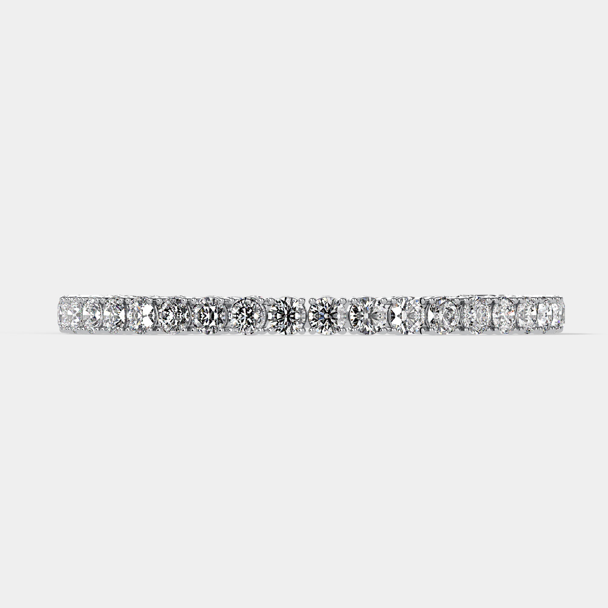 Round Brilliant Tennis Bracelet | Lab Diamond