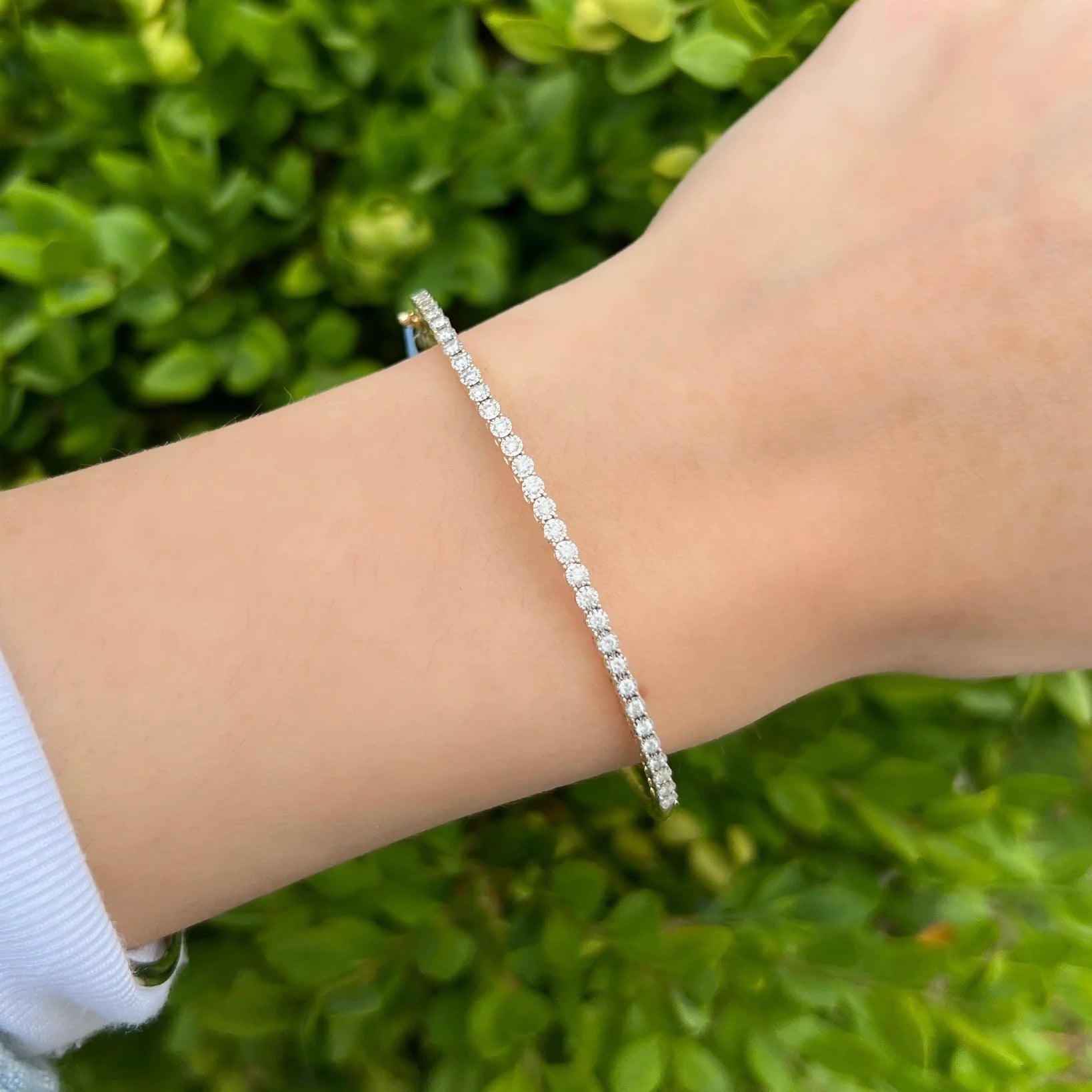 Petite Mirage Bangle Bracelet