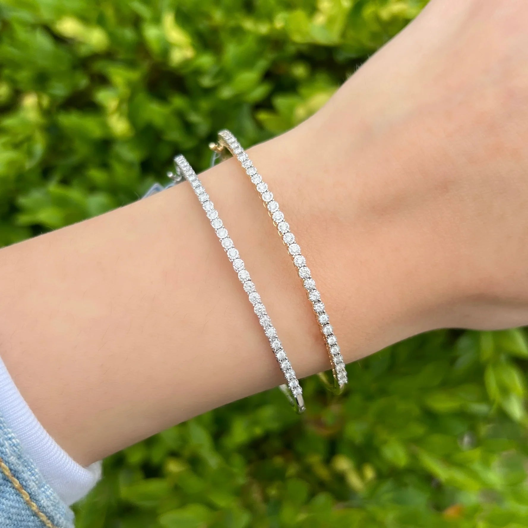 Petite Mirage Bangle Bracelet